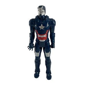 Iron Man Action Figure 12" Marvel Comics Patriot Captain America Played With Toy